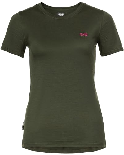 Merkel Gear Damen T-Shirt Merino 155 Grün XL von Merkel Gear