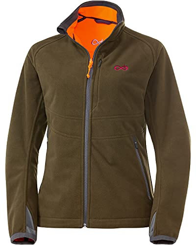 Merkel Gear Damen Wendefleecejacke HELIX Oliv/Orange S von Merkel Gear