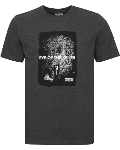 Merkel Gear T-Shirt Keiler Grau L von Merkel Gear