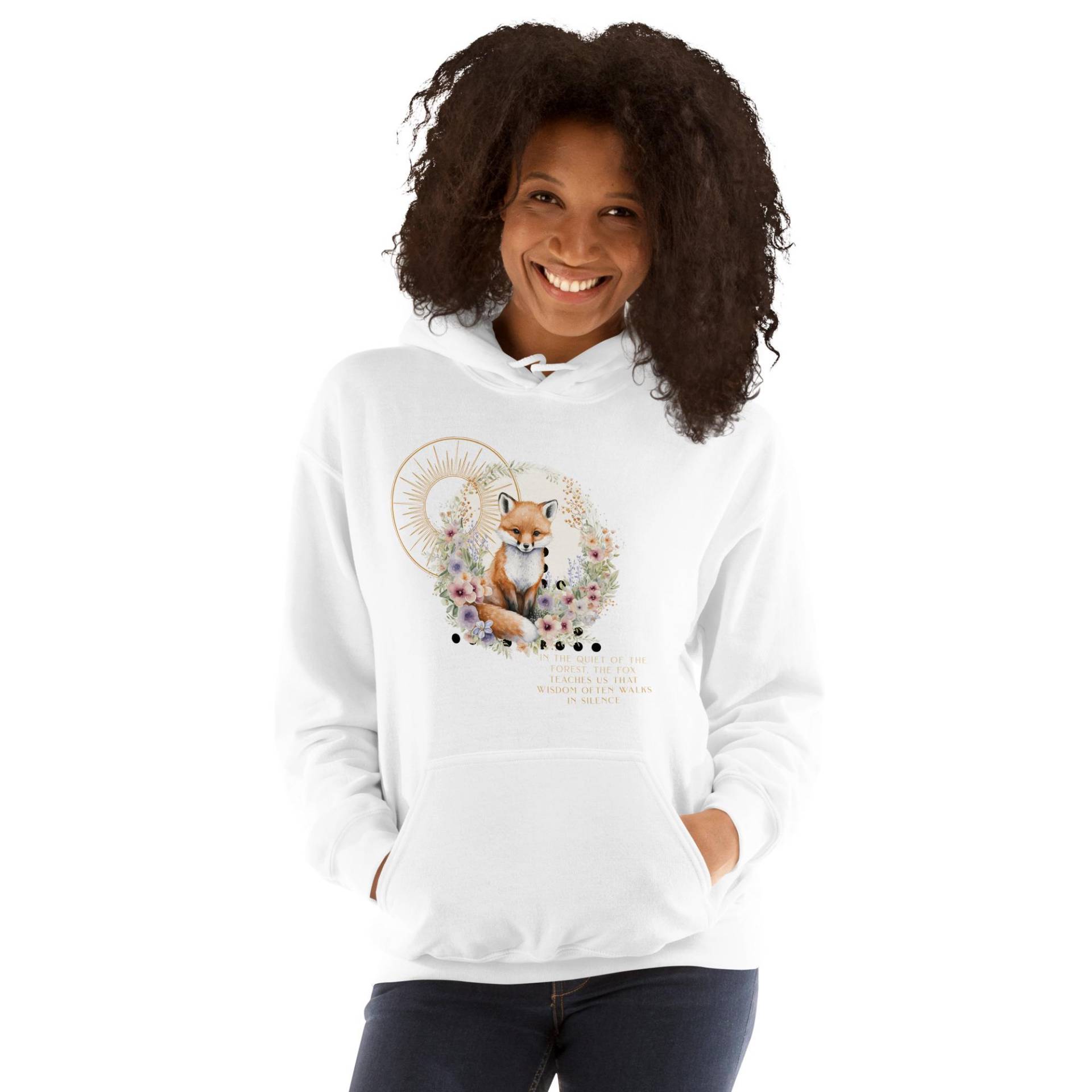 Süß Aber Wild - Fuchs Hoodie Mit Süßem Motiv, Kuscheliger Unisex Kapuzenpullover Für Freizeit & Alltag von MerkerHarmsDesigns