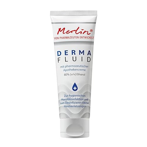 Merlin Dermafluid (50 mL) Pflegende Handlotion mit desinfizierender Wirkung von Merlin