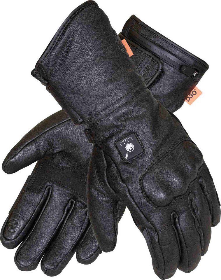 Merlin Motorradhandschuhe Bednell D3O beheizbare wasserdichte Motorrad Handschuhe beheizbar,lange Stulpe,Touchscreenbedienung möglich,wasserdicht von Merlin