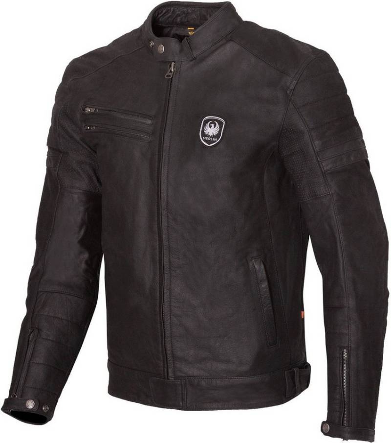 Merlin Motorradjacke Alton II D3O Motorrad Lederjacke herausnehmbares Innenfutter von Merlin
