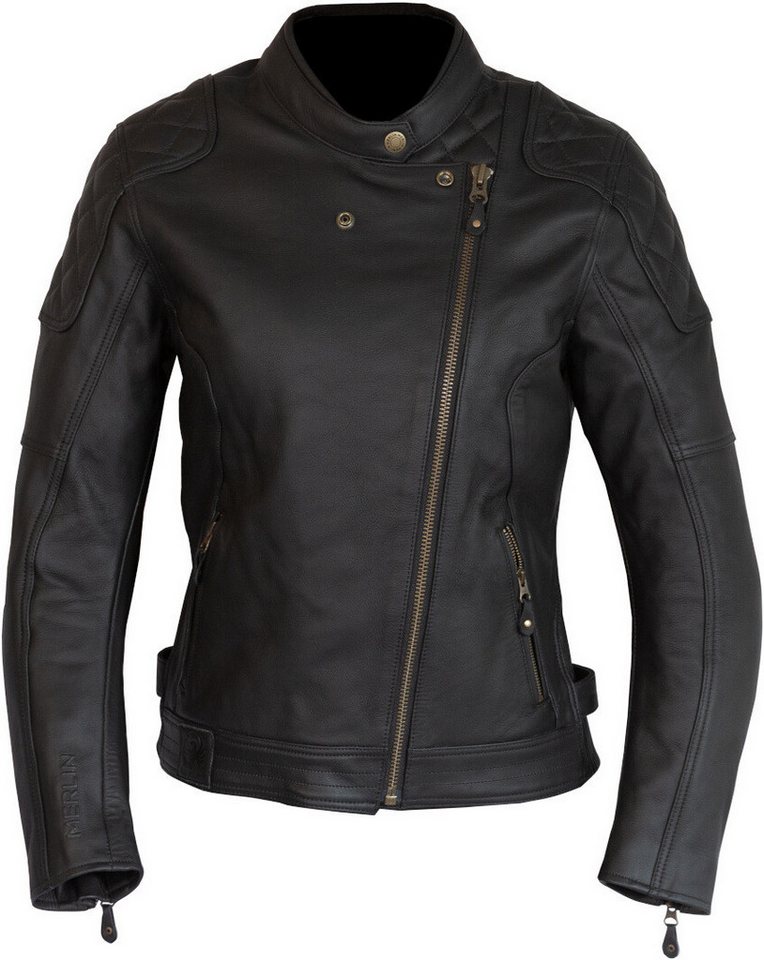 Merlin Motorradjacke Bristol D3O Cafe Damen Motorrad Leder Jacke von Merlin