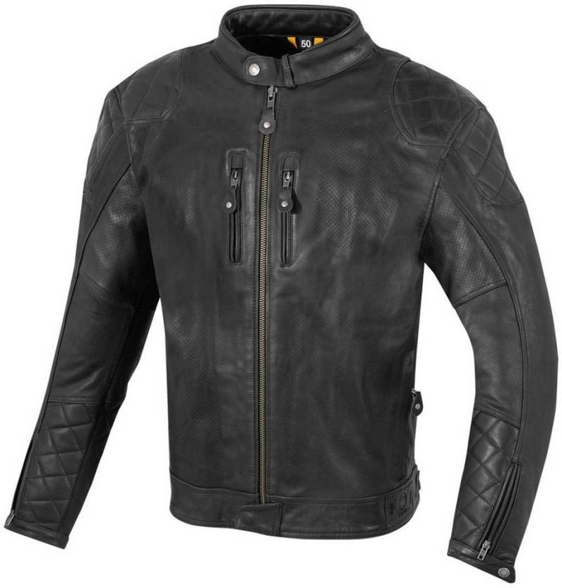 Merlin Motorradjacke Cambrian Motorrad Lederjacke perforiert von Merlin
