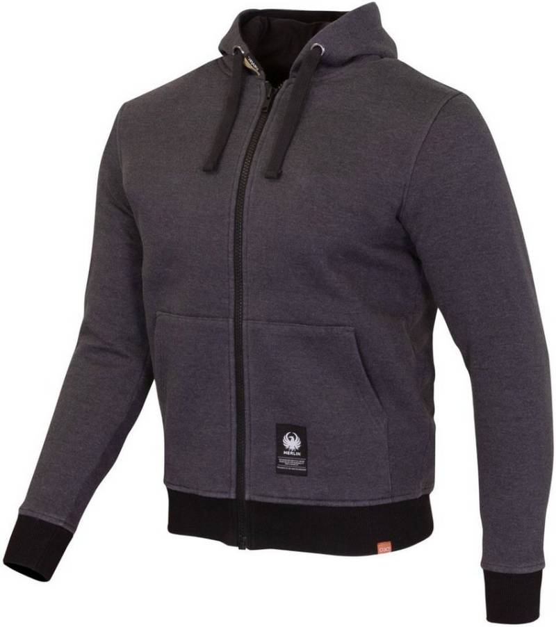 Merlin Motorradjacke Cody Built With Kevlar® Zip Hoodie Atmungsaktiv protektoren reißverschluss von Merlin