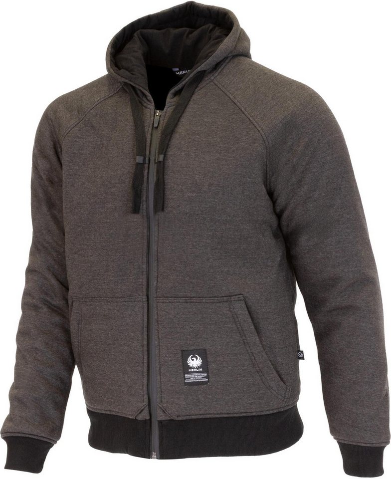 Merlin Motorradjacke Hamlin Hydro wasserdichter Motorrad Zip Hoodie Verbindungsreißverschluss,Ellenbogenprotektoren enthalten,Schulte von Merlin
