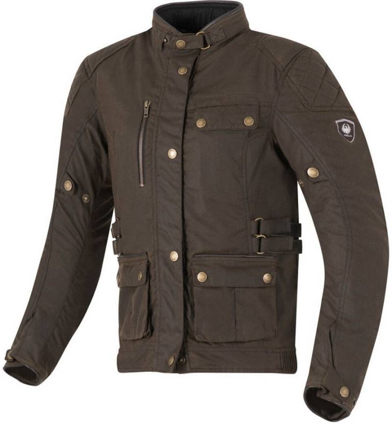 Merlin Motorradjacke Harriet Damen Motorrad Wachsjacke herausnehmbares Innenfutter,wasserdicht von Merlin