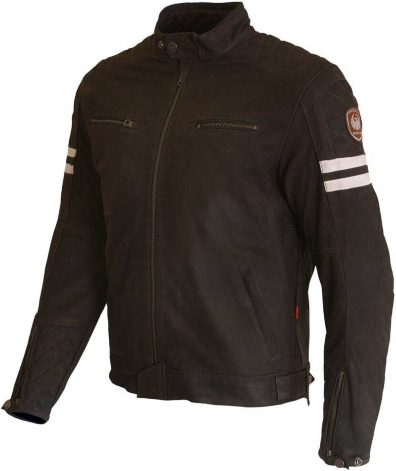 Merlin Motorradjacke Hixon II D3O Motorrad Lederjacke herausnehmbares Innenfutter,Perforiert von Merlin