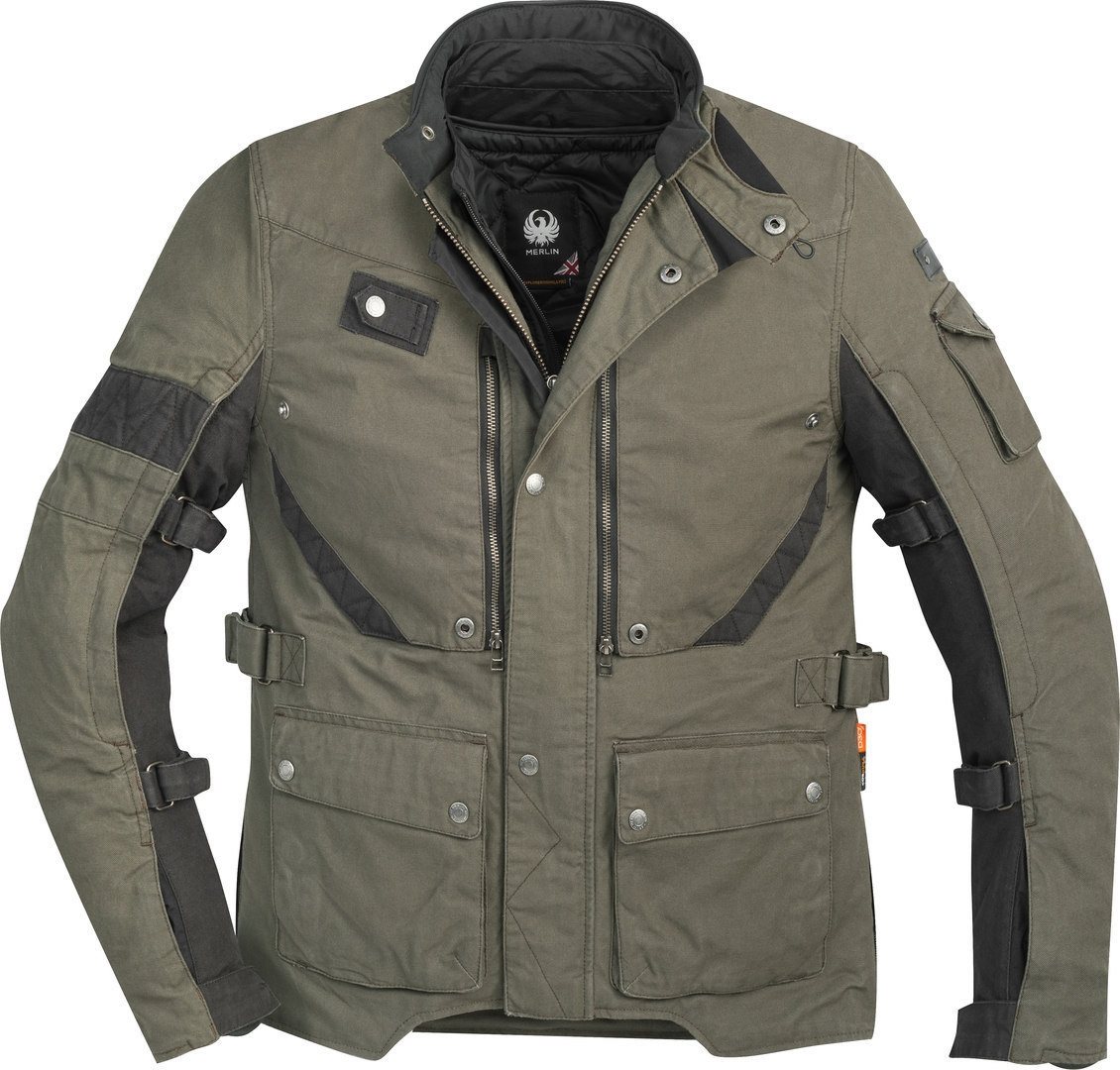 Merlin Motorradjacke Mahala Pro D3O Explorer Motorrad Textiljacke Rückenprotektor enthalten,herausnehmbares Innenfutter,wasserdicht von Merlin