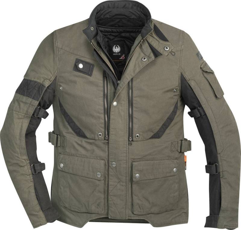 Merlin Motorradjacke Mahala Pro D3O Explorer Motorrad Textiljacke Rückenprotektor enthalten,herausnehmbares Innenfutter,wasserdicht von Merlin