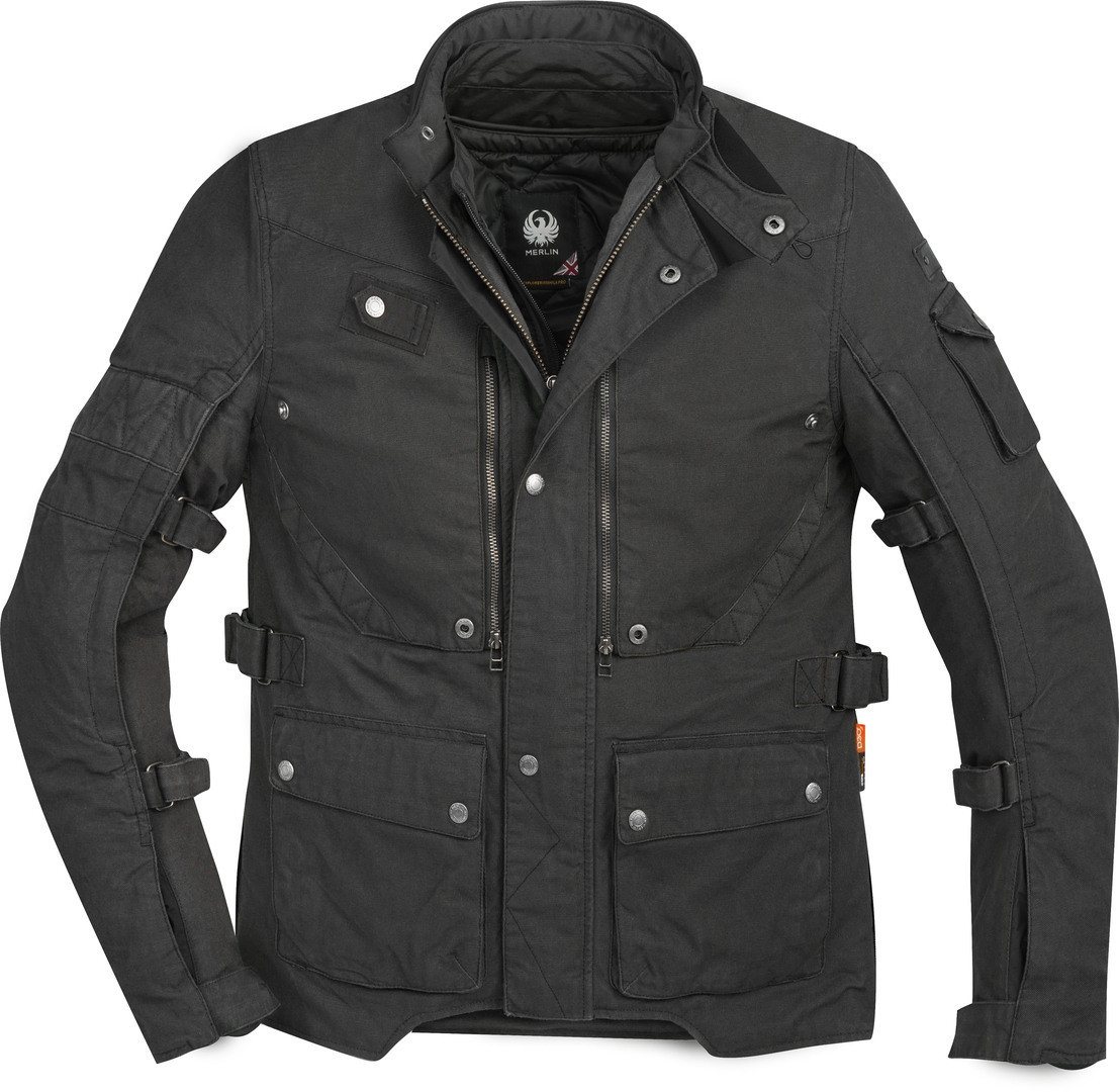 Merlin Motorradjacke Mahala Pro D3O Explorer Motorrad Textiljacke Rückenprotektor enthalten,herausnehmbares Innenfutter,wasserdicht von Merlin
