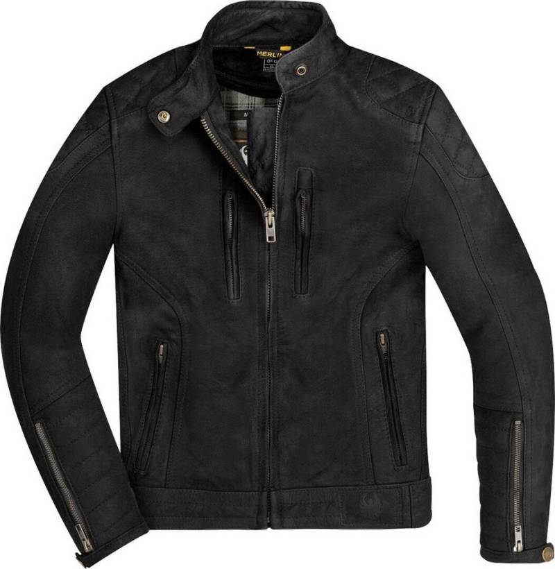 Merlin Regenjacke Mia Damen Motorrad Lederjacke herausnehmbares Innenfutter von Merlin