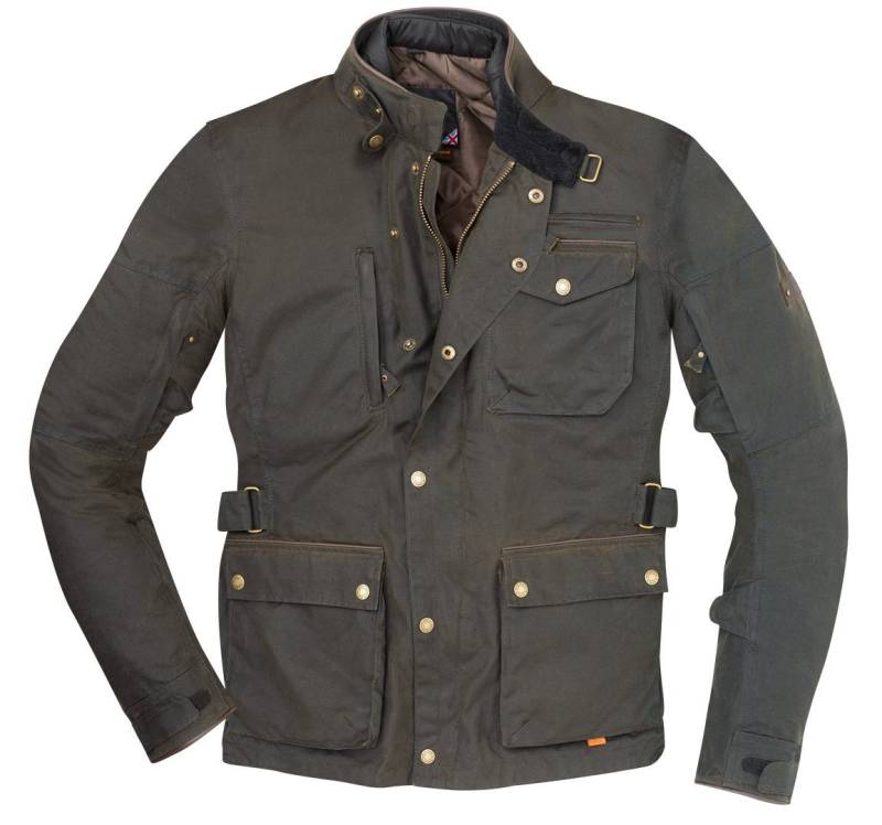 Merlin Motorradjacke Monty D3O Wax Explorer Motorrad Textiljacke von Merlin
