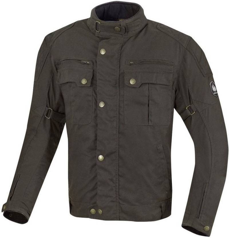 Merlin Motorradjacke Perton Motorrad Wachsjacke herausnehmbares Innenfutter,wasserdicht von Merlin