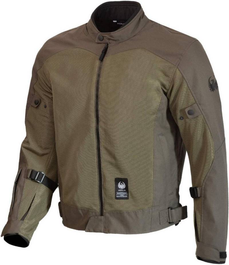 Merlin Motorradjacke Prospect Air Mesh Motorrad Textiljacke protektoren reißverschluss von Merlin