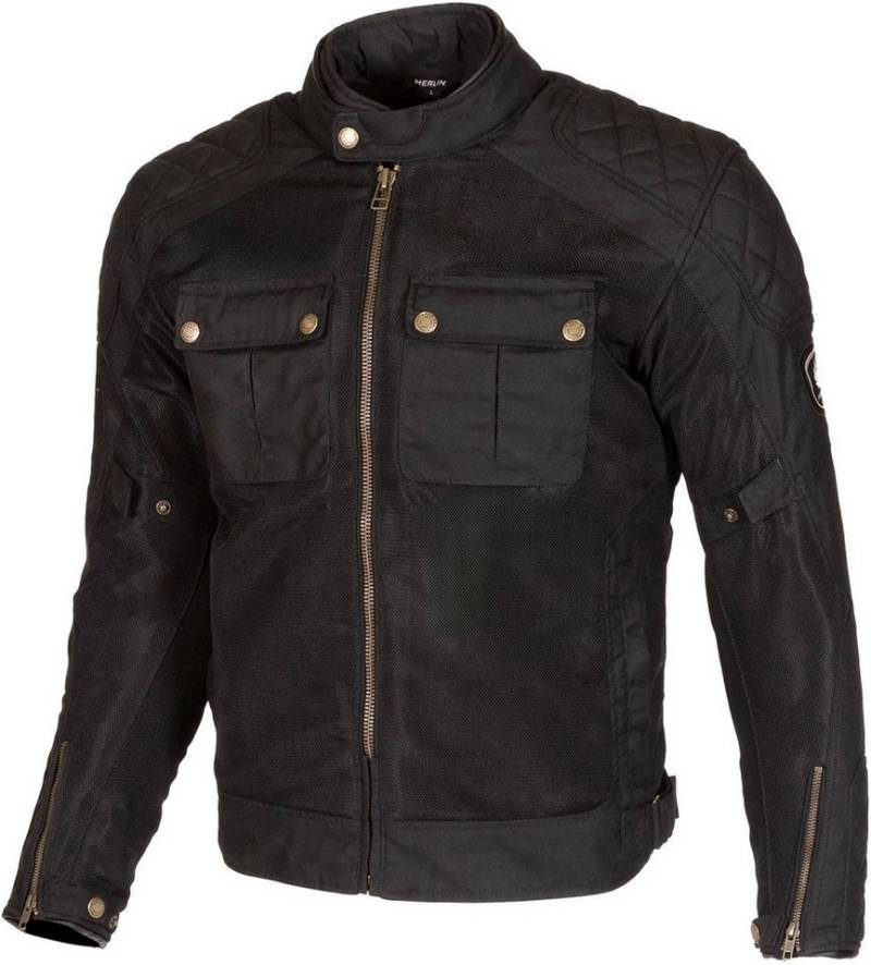 Merlin Motorradjacke Shenstone II Cotec Air Motorrad Textiljacke Wasserdicht Atmungsaktiv protektoren reißverschluss wasserdichte von Merlin