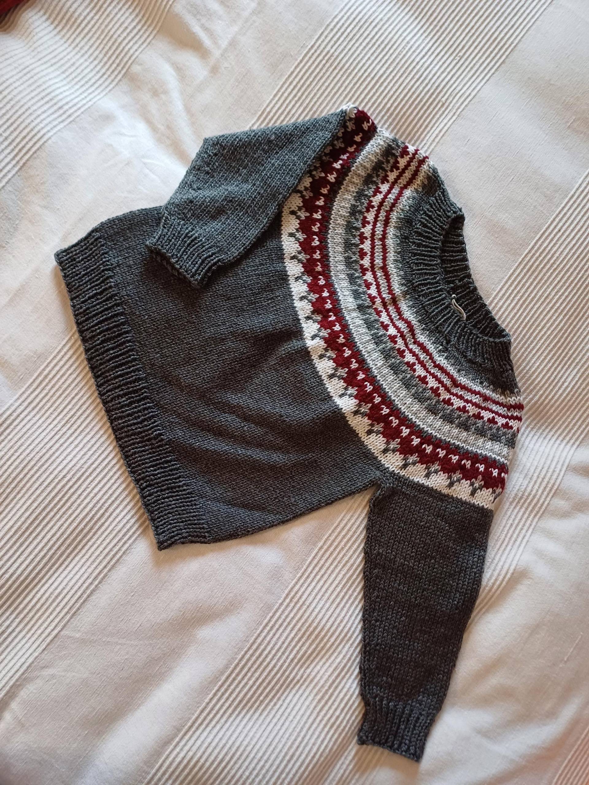 Kinderpullover Mit Norwegermuster Größe 116 Kinderpullover Mit Norwegermuster Größe 116 von MerlinsZaubernadeln