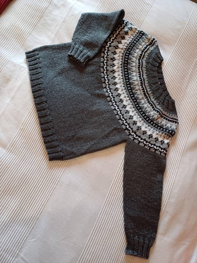 Kinderpullover Größe 134 von MerlinsZaubernadeln