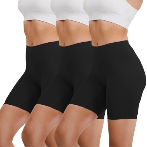 Merlvida Bauchweg Unterhose Damen Hohe Taille Miederhose Bauchkontrolle Nahtlose Bauch Weg Unterwäsche Shapewear Figurformende Leggings Unter Kleid Rock Stark Formende Shorts Kurze Hose von Merlvida