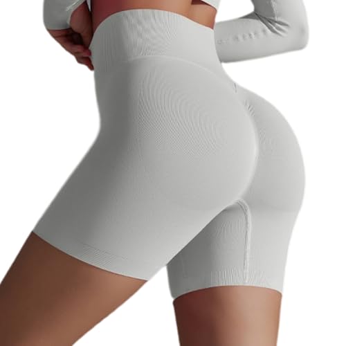 Merlvida Damen Scrunch Butt Sport Shorts Seamless Gym Leggings High Waist Kurz Hose Push Up Sporthose Blickdicht Radlerhose für Biker Yoga Fitness Workout von Merlvida