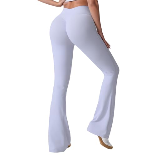 Merlvida Flared Leggings Damen Scrunch Butt Leggings High Waist Schlaghose Elastische Weite Bootcut Yogahose Push Up Sporthose Nahtlose Elegant Jazzpants Jogginghose Gym Fitness Workout Merlvida Flared Leggings Damen Scrunch Butt Leggings High Waist Schlaghose Elastische Weite Bootcut Yogahose Push Up Sporthose Nahtlose Elegant Jazzpants Jogginghose Gym Fitness Workout von Merlvida