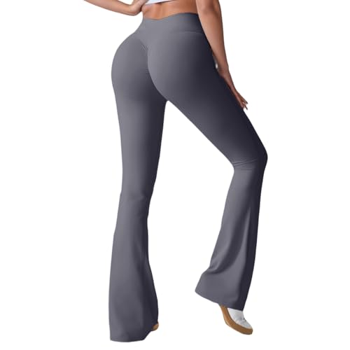 Merlvida Flared Leggings Damen Scrunch Butt Leggings High Waist Schlaghose Elastische Weite Bootcut Yogahose Push Up Sporthose Nahtlose Elegant Jazzpants Jogginghose Gym Fitness Workout Merlvida Flared Leggings Damen Scrunch Butt Leggings High Waist Schlaghose Elastische Weite Bootcut Yogahose Push Up Sporthose Nahtlose Elegant Jazzpants Jogginghose Gym Fitness Workout von Merlvida