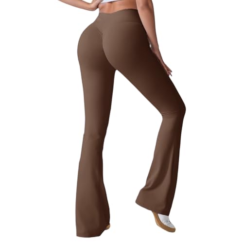 Merlvida Flared Leggings Damen Scrunch Butt Leggings High Waist Schlaghose Elastische Weite Bootcut Yogahose Push Up Sporthose Nahtlose Elegant Jazzpants Jogginghose Gym Fitness Workout Merlvida Flared Leggings Damen Scrunch Butt Leggings High Waist Schlaghose Elastische Weite Bootcut Yogahose Push Up Sporthose Nahtlose Elegant Jazzpants Jogginghose Gym Fitness Workout von Merlvida
