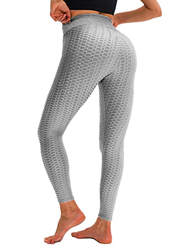 Merlvida Sport Leggings Damen High Waist, Anti Cellulite Push up Leggins Blickdicht mit Bauchkontrolle - Weich Elastisch Yogahose Sporthose Damen, Slim Sportleggins Boom Booty Leggings für Damen von Merlvida