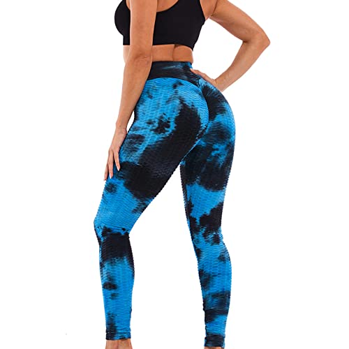 Merlvida Sport Leggings Damen High Waist, Anti Cellulite Push up Leggins Blickdicht mit Bauchkontrolle - Weich Elastisch Yogahose Sporthose Damen, Slim Sportleggins Boom Booty Leggings für Damen von Merlvida