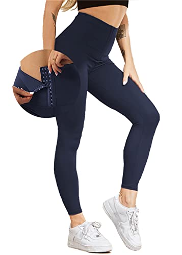 Merlvida Sport Leggings Damen High Waist, Dehnbare Leggins Sporthose Damen mit Bauchkontrolle, Blickdicht Po Push Up Booty Leggins, Angenehm Weiche Elastische Yogahose für Fitness Gym Workout Alltag von Merlvida