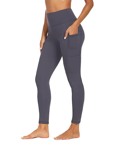 Merlvida Sport Leggings Damen High Waist Blickdicht Sportleggins Damen Lang mit Taschen Bauchweg Sporthose Gym Leggins Push Up Stretch Hose Workout Yoga Fitness von Merlvida