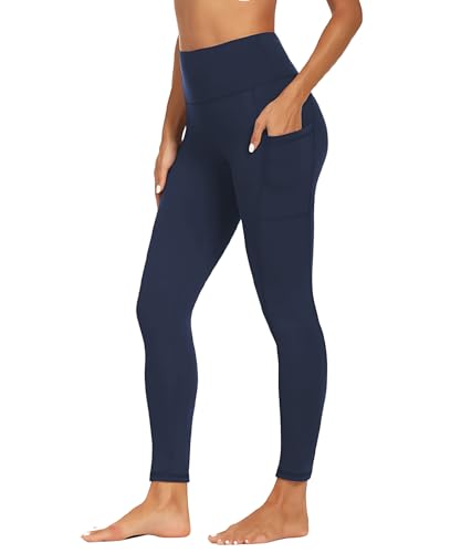 Merlvida Sport Leggings Damen High Waist Blickdicht Sportleggins Damen Lang mit Taschen Bauchweg Sporthose Gym Leggins Push Up Stretch Hose Workout Yoga Fitness von Merlvida