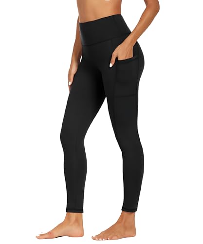 Merlvida Sport Leggings Damen High Waist Blickdicht Sportleggins Damen Lang mit Taschen Bauchweg Sporthose Gym Leggins Push Up Stretch Hose Workout Yoga Fitness von Merlvida