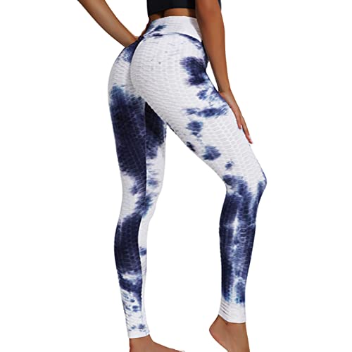 Merlvida Sport Leggings Damen High Waist, Anti Cellulite Push up Leggins Blickdicht mit Bauchkontrolle - Weich Elastisch Yogahose Sporthose Damen, Slim Sportleggins Boom Booty Leggings für Damen von Merlvida