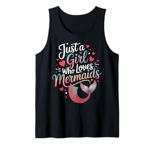 Meerjungfrau Nur EIN Mädchen, das Meerjungfrauen liebt Tank Top von Mermaid Fable Mermaid Fairy Tale