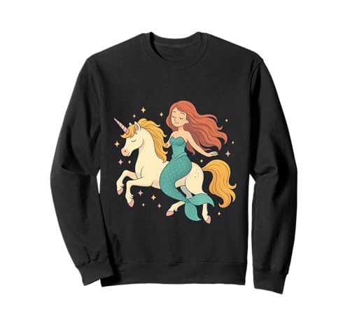 Meerjungfrau reitet EIN Einhorn Mädchen Männer Frauen Kinder Erwachsene Nichte Sweatshirt Meerjungfrau reitet EIN Einhorn Mädchen Männer Frauen Kinder Erwachsene Nichte Sweatshirt von Mermaid Riding A Unicorn Rainbow Shop For Niece