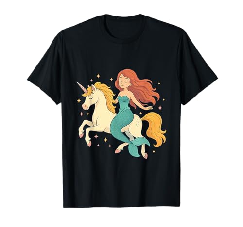 Meerjungfrau reitet EIN Einhorn Mädchen Männer Frauen Kinder Erwachsene Nichte T-Shirt Meerjungfrau reitet EIN Einhorn Mädchen Männer Frauen Kinder Erwachsene Nichte T-Shirt von Mermaid Riding A Unicorn Rainbow Shop For Niece