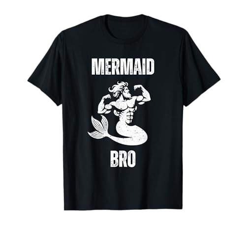 Mermaid Bro Passender Geburtstag Herren Jungen T-Shirt Mermaid Bro Passender Geburtstag Herren Jungen T-Shirt von Mermaid Security Tees