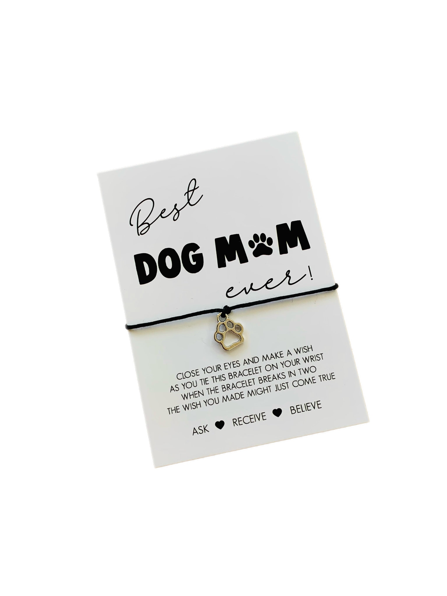 Hund Mama Geschenk | Hunde Hundemama Wunsch Armband Wunschschnur Für Kaufen Sie 5 Erhalten 1 Gratis von MermaidMarysUK