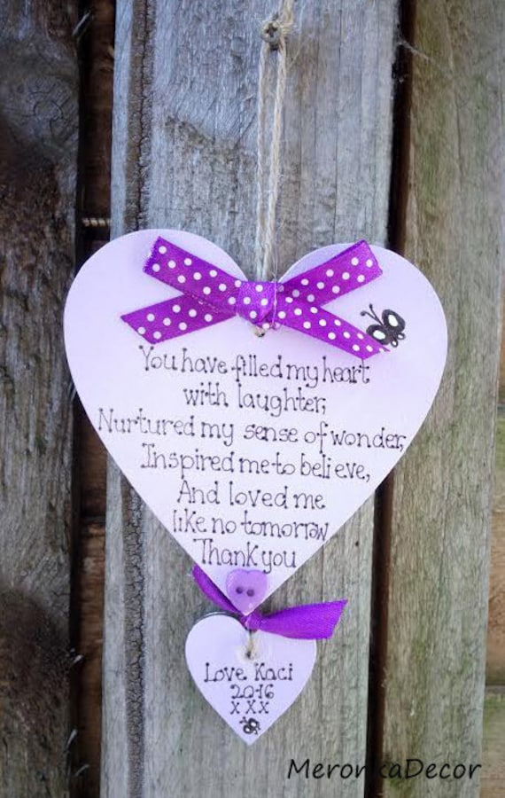 Personalisierte Lehrer Geschenk - Kindergarten Maßgeschneiderte Handgefertigte Holzherz Schmetterling Personalisierte Lehrer Geschenk - Kindergarten Maßgeschneiderte Handgefertigte Holzherz Schmetterling von MeronkaDecor
