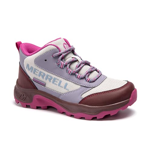 Merrell Kids Stowe MID Wanderstiefel, Beere, Größe 3 US Unisex Big Kid von Merrell Kids