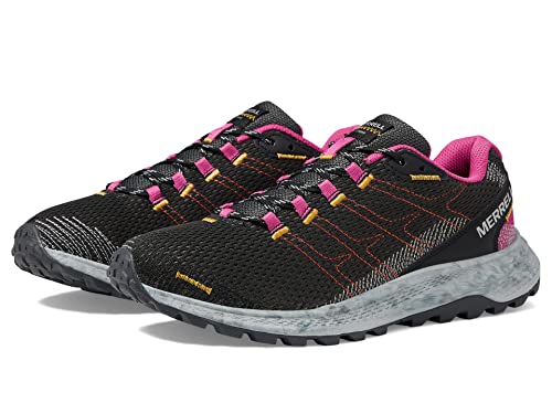 MERRELL Damen Fly Strike Wanderschuh, Schwarz/Fuchsia, 40 EU von Merrell