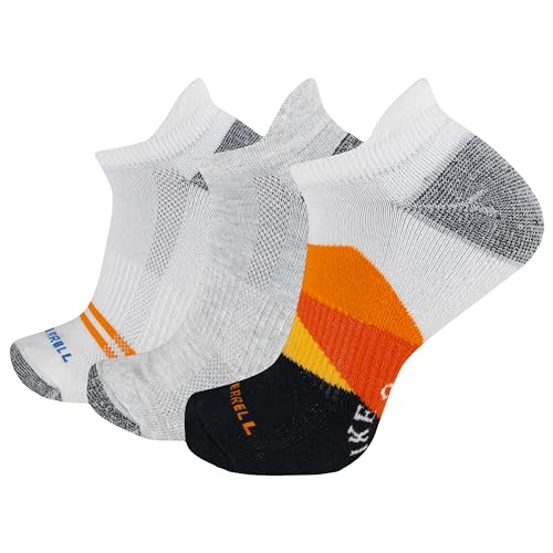 Merrell 3 Paar Recycelte Everyday Half Cushion Socken für Herren und Damen - Atmungsaktive Wandersocken, Small-Medium von Merrell