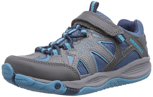 Merrell ALLOUT BLAZE SANDAL, Unisex-Kinder Sport & Outdoor Sandalen, Mehrfarbig (ALLOUT BLAZE SNDL BLU/GRY), 29 EU (10 Kinder UK) von Merrell