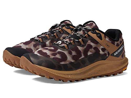 Merrell ANTORA 3 Leopard Trail Running Schuh - Damen, Sepia Leopard, 7 von Merrell
