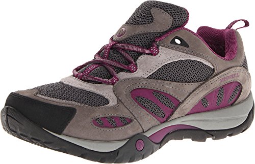 Merrell Azura J24362 Damen Trekking- & Wanderschuhe, Grau (Castle Rock/Purple), EU 40 (UK 6.5) (US 9) von Merrell