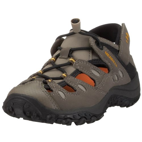 Merrell CHAM CARGO KIDS/KANGAROO/BOA J84047Y, Unisex - Kinder Sandalen/Outdoor-Sandalen, grau, (kangaroo/boa ), EU 28 (US 10 ) (UK 9 ) von Merrell