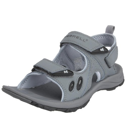 Merrell DOWNSTREAM SPORT/PEWTER J88218, Damen Sandalen/Outdoor-Sandalen, blau, (PEWTER), EU 42, (US 11), (UK 9) von Merrell