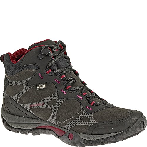 Merrell Damen Azura Carex MID WTPF Trekking-& Wanderstiefel, Schwarz (Black) von Merrell